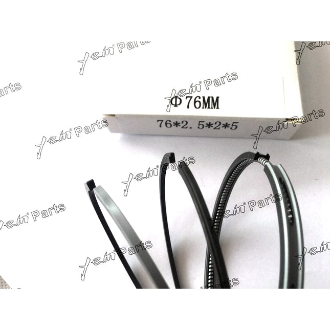 4 Sets Kubota V1502 Engine STD Piston Ring Set