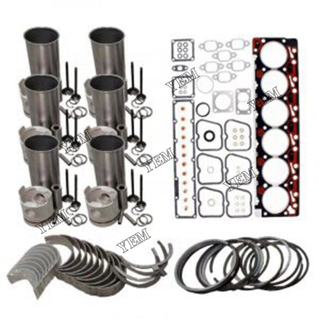 Overhaul Rebuild Kit For Mitsubishi 6D34 6D34T Engine Piston Ring Liner Gasket