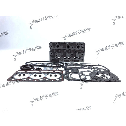 Complete Cylinder Head W Valves, Gasket Kit Set For Kubota D1402 Engine