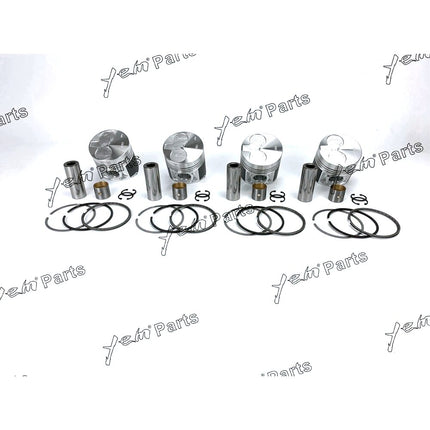 Piston + Ring Kit Set Oversize 84mm ( + 0.50mm) SHIBAURA N844 x4 (OIL RING 3MM) Engine Parts