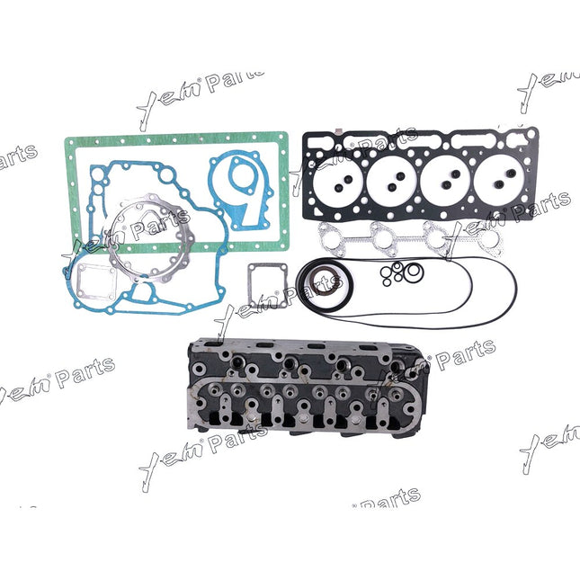 V1505 V1505T Complete Cylinder Head Assy + Full Gasket Kit For Kubota Engine