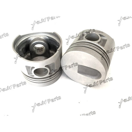 4 Sets STD Piston Set (Pin & Clip) W Rings For Mitsubishi S4E2 Engine 98mm