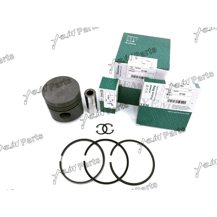 Piston + Ring Kit Set STD 76mm For Kubota D1102 Engine Parts
