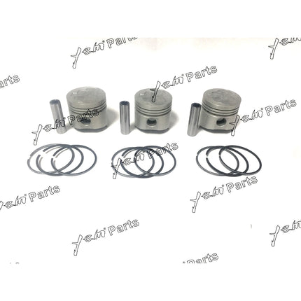 Piston Set STD 70mm For MITSUBISHI L3C x3 PCS Engine Parts