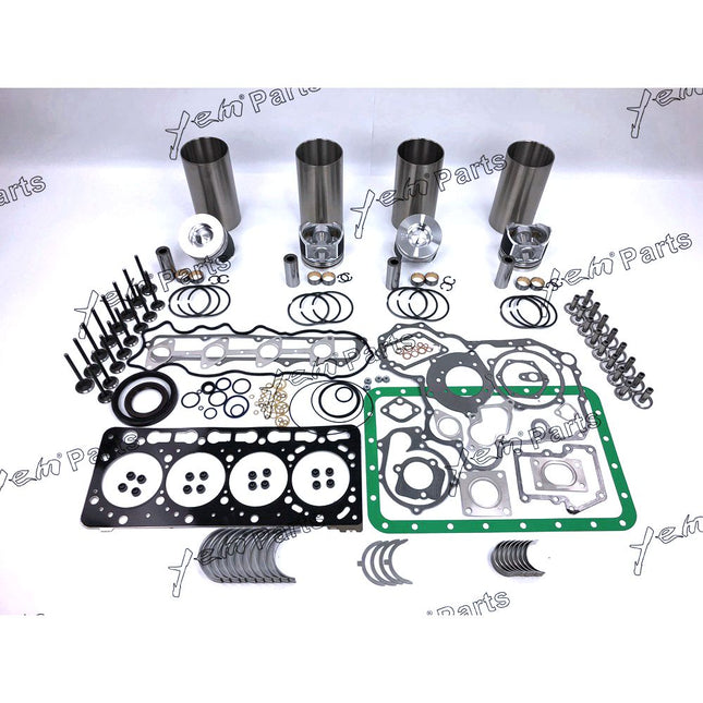 For Kubota V3800 Overhaul Rebuild Kit W/ Valves M96S M108S M105S Tractor Engine