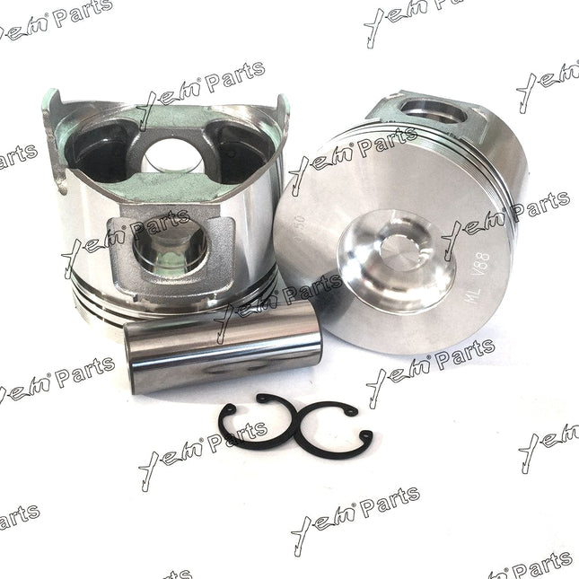 Piston Set STD 88mm For Yanmar 4TNV88 Engine Parts