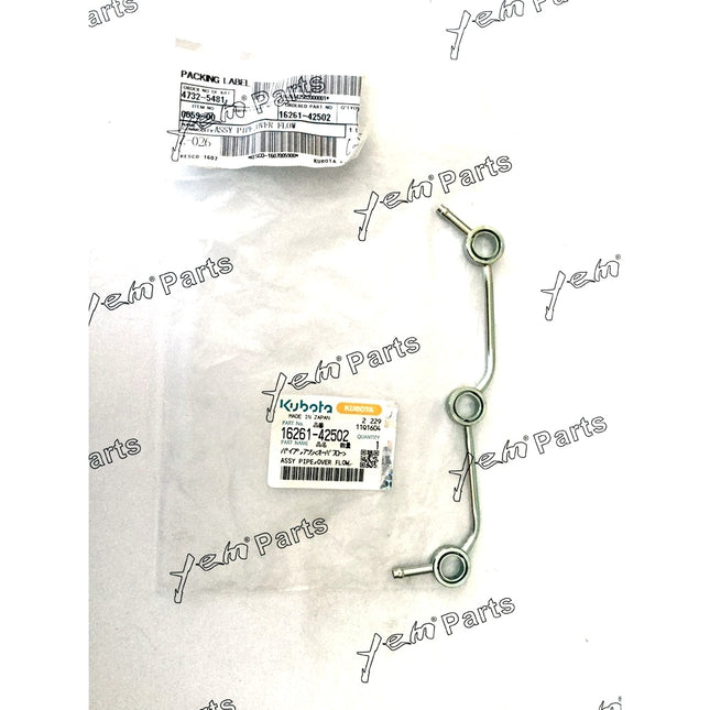 Fuel Overflow Return Pipe 16261-42502 For Kubota Engine D905 D1005 D1105 D1305