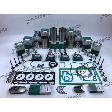 4 Cylinder Overhaul Rebuild Kit For Kubota V1505 V1505D V1505T Engine