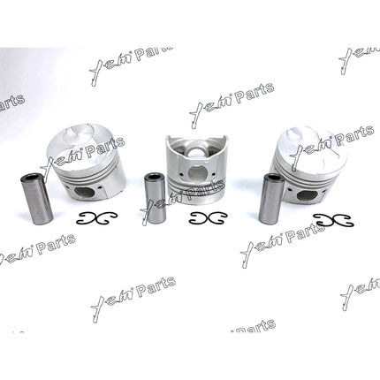 Pistons Set For Kubota D905 STD x3 PCS Engine Parts