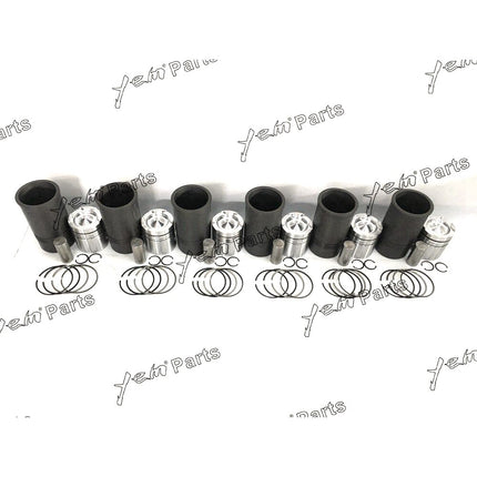 For Cummins NT855 Engine 6 Cyl Piston 3017348 & Ring Kit,Cylinder Liner 213740
