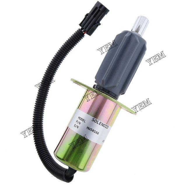 12V SHUT OFF SOLENOID For Cummins 6CT 6CTA 8.3L INDUSTRIAL ENGINE 3921978 CASE