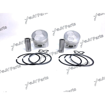 Piston + Ring Kit Set Oversize 67mm ( + 0.50mm) For Kubota Z482 x 2PCS Engine Parts