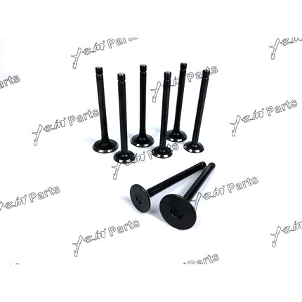 Engine Valve Set For MITSUBISHI K4F - Intake x4 + Exhaust x4 Engine Parts