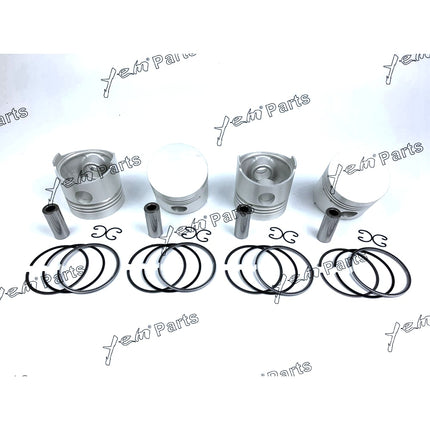 Piston + Ring Kit Set STD 82mm For Kubota D1302 / V1702 Engine Parts