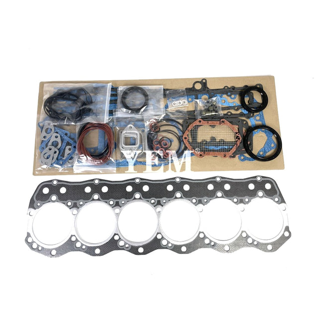 For Mitsubishi 6D15 6D15T Engine Gasket Kit For Excavator Crane Truck