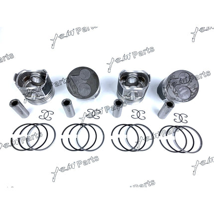 Piston + Ring Kit 87mm STD For Kubota V2403-DI (1G924-2111) x4 PCS Engine Parts