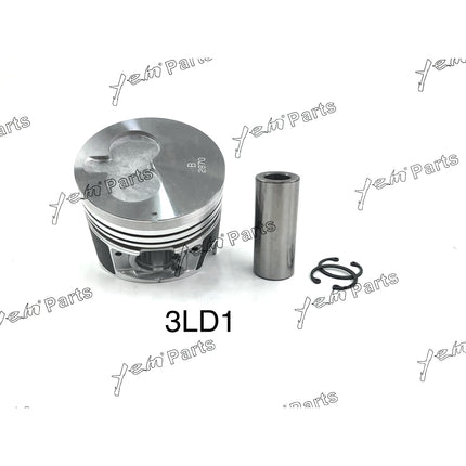 Piston Set STD 83.1mm For ISUZU 3LD1 (For Hitachi Daewoo IHI Furuka) x3 PCS Engine Parts