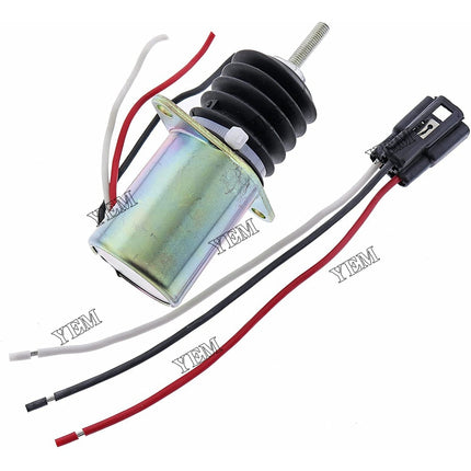 Fuel Shut off Solenoid AM124379 For john deere 375 675 675b 3375 4475 4475 6675