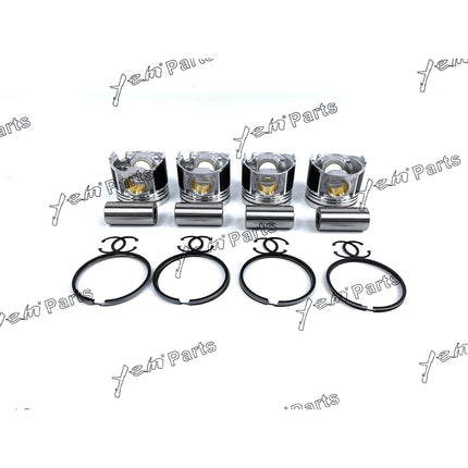 Replace 1G484-2111 4 Set STD Piston (Pin & Clip & Ring) For Kubota PARTS