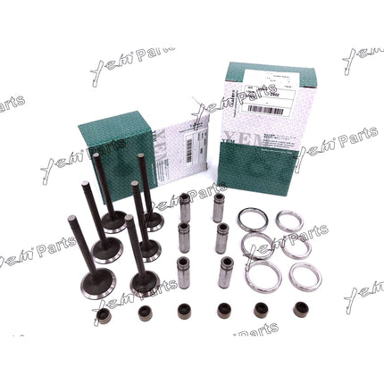 1 Set Valve Guide Seat Intake Valve & Exhaust Valve For Kubota D902 Engine