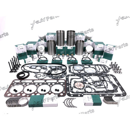 V1702 V1702B Rebuild Kit For Kubota Engine KH90 Bobcat 743 733 Excavator W Valve