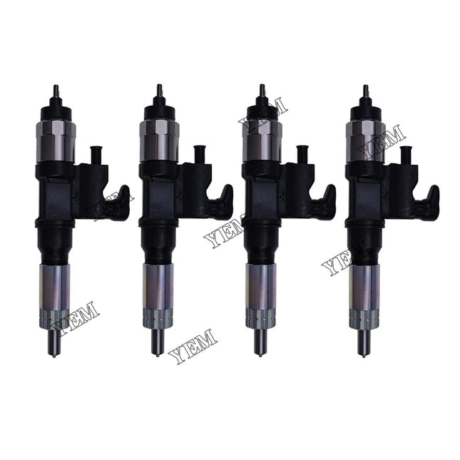 4 PCS Fuel Injector 095000-5471 8-98151837-0 For Isuzu NPR NPR-HD 4HK1 5.2L Truck
