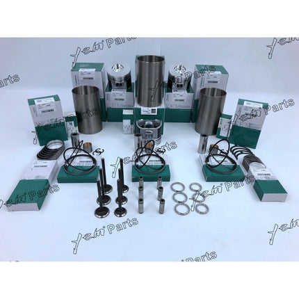 3 Cylinder Overhaul Rebuild Kit For Kubota D1803 D1803MDI Engine