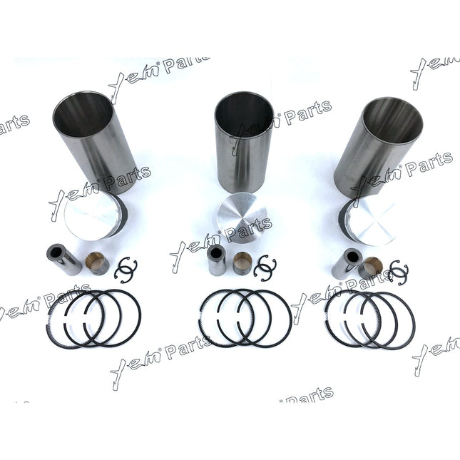 Liner Piston Kit Set STD For Kubota D850 (Liner x3 + Piston x3 + Ring x3) Engine Parts