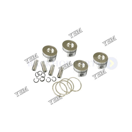 For Yanmar For Komatsu 4TNE88 4D88E Piston Kit + Ring Set 129001-22081 129001-22500