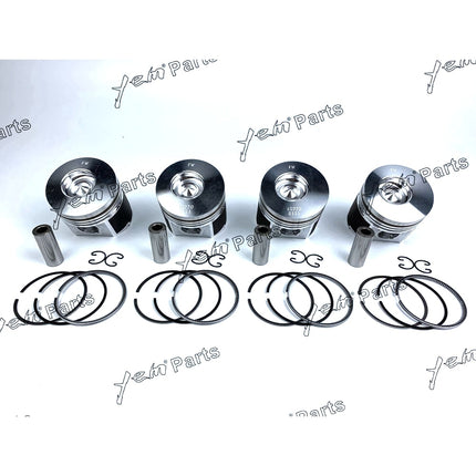 4 Sets STD Piston Kit & Rings 83mm For Kubota V2003 Engine