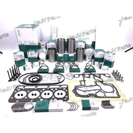 V1903-B Overhaul Rebuild Kit For Kubota Engine L3600DT L3710HST Tractor W Valves
