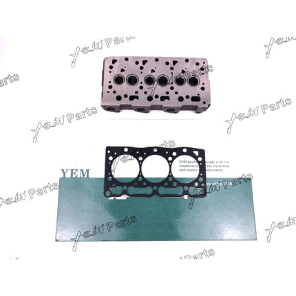 D1105 Cylinder Head + Head Gasket For Kubota B26 U25S B2410HSD F2400 RTV1100