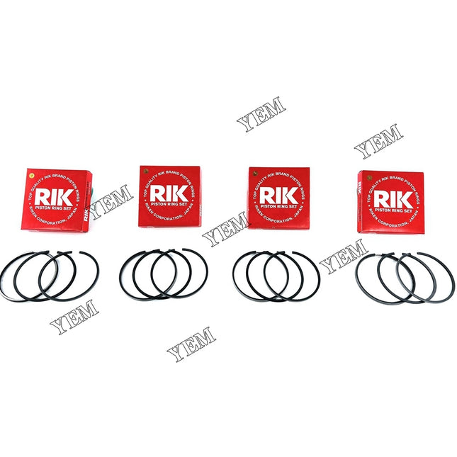 Piston Rings Set 72mm Standard For Kubota D905 V1205 ZB600 15901-21050