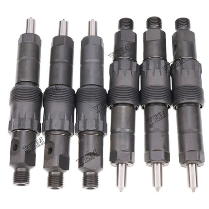 For John Deere 4050 4240 4250 4430 4400 6600 6620 7700 6 Piece Fuel Injectors AR74665