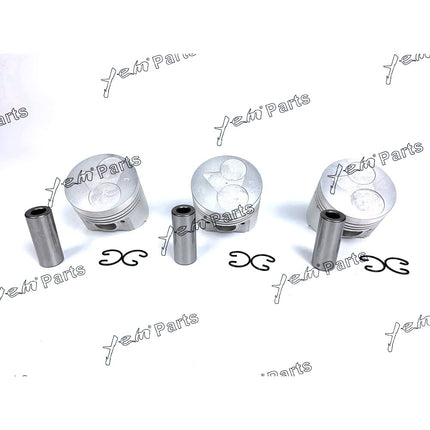 Piston Set Oversize 67mm ( + 0.50mm) For Kubota D722 x3 PCS Engine Parts