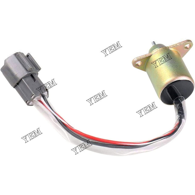 12V Fuel Stop Solenoid VOE14521915 For Volvo EC20C EC27C EC55B EW55B EC35C EC55C
