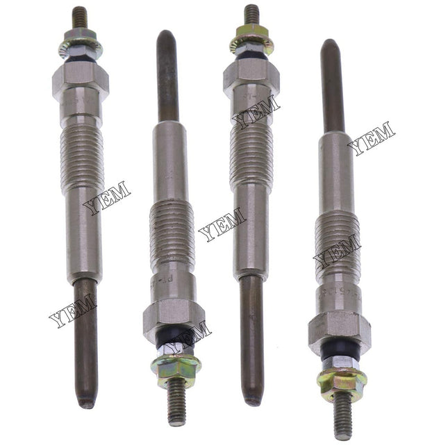 4 PCS Glow Plugs Fit For Komatsu 4D95 4D95S 4D95L Engine Forklift Loader Excavator