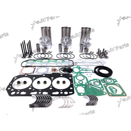 For Hitachi ZX30U-2 ZX35U-2 ZX27U-3 ZX29U-3 3TNV88 Engine Overhaul Rebuild Kit
