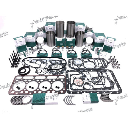 V1702 V1702B Rebuild Kit For Kubota Engine KH90 Bobcat 743 733 Excavator W Valve
