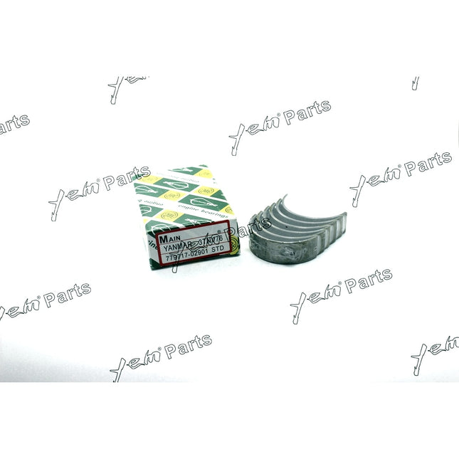 STD Main/ Crankshaft Bearing Set Fit For Yanmar 3TNE70 3TNV70 3D70E Engine