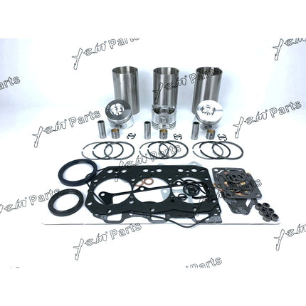 For Yanmar 3TNE82 3TNE82A Engine Rebuild Kit For Kobelco Takeuchi Excavator Bagger