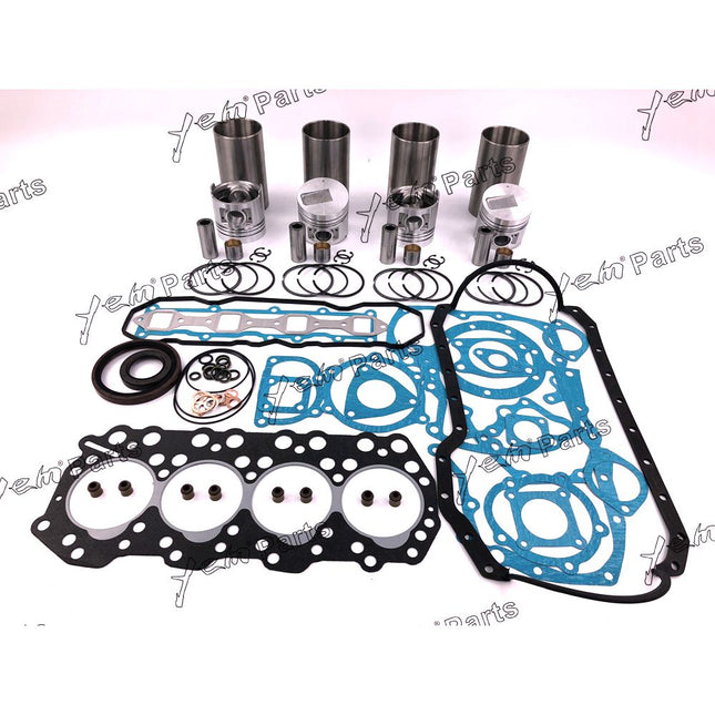For Mitsubishi S4Q S4Q2 Overhaul Rebuild Kit Engine Piston Ring Liner Gasket Set