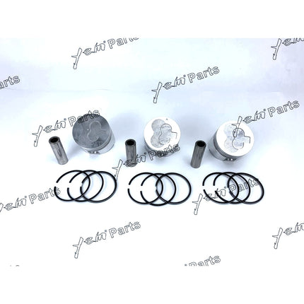Piston + Ring Kit Set STD For Mitsubishi L3E PIN:21MM Engine Parts