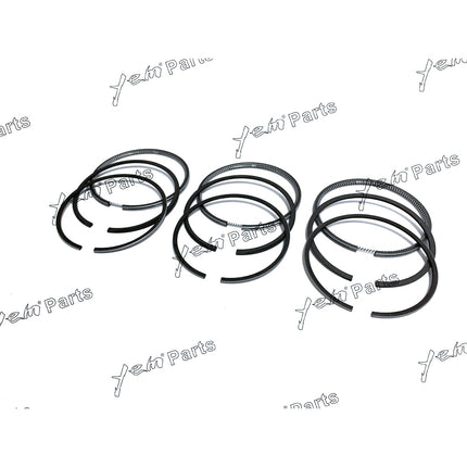 3 STD Piston Ring Set For Yanmar 3T72SB, 3T72SA-B, 3T72H-N, 3T72 engine