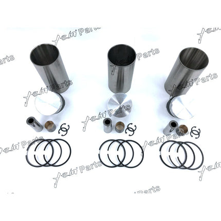 Liner Piston Kit Set STD For Kubota D850 (Liner x3 + Piston x3 + Ring x3) Engine Parts