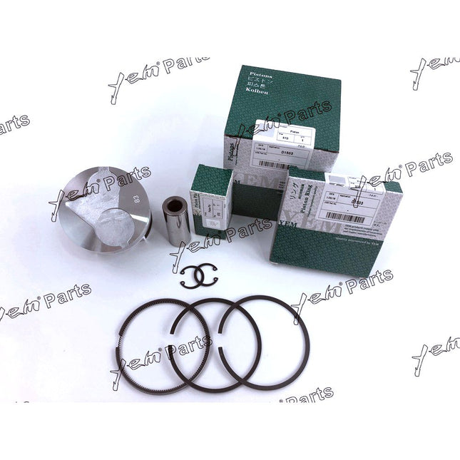 D1503 Piston Kit & Ring Set For Kubota Engine R420 L2900 Tractor D1503T D1503-KA