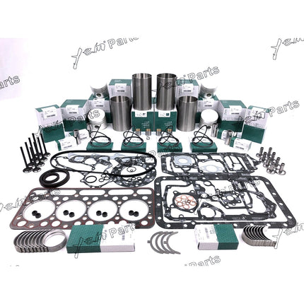 V1702 V1702B Rebuild Kit For Kubota Engine KH90 Bobcat 743 733 Excavator W Valve