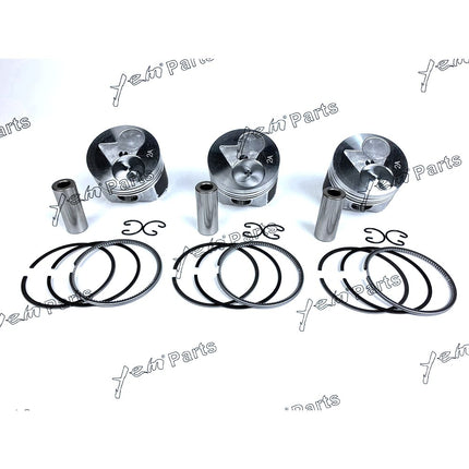 D902 D902EBH New 3 Sets Piston & Ring For Kubota D902 Engine STD