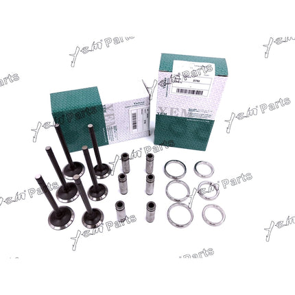1 Set Valve Guide Seat Intake Valve & Exhaust Valve For Kubota D750 Engine