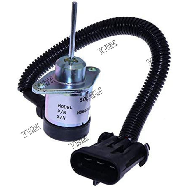 For Bobcat S130 S150 S160 T110 E50 325 5610 12V Fuel Solenoid 6691498 6691313